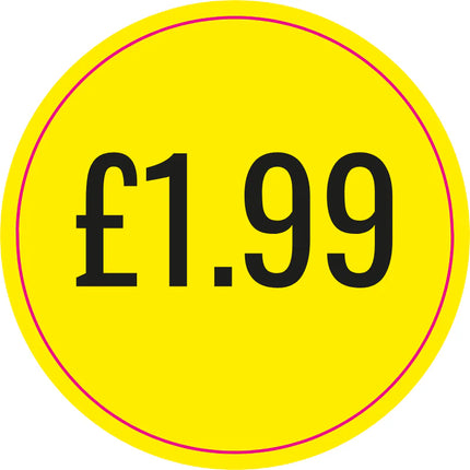 Price Stickers £1.99 (Sheet of 60)