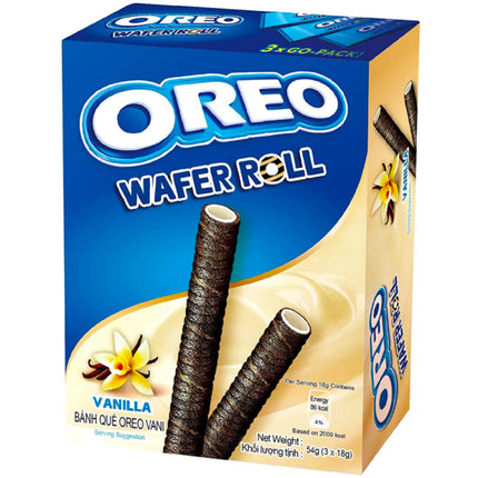 Oreo Vanilla Wafer Rolls 54g (Case of 20)
