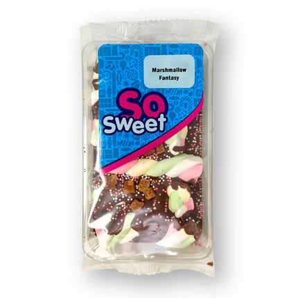 SoSweet Marshmallow Fantasy Milk Chocolate Fudge Bar (80g) Case of 10