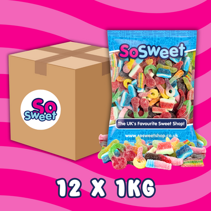 SoSweet Fizzy Sweet Mix (1kg) (Case of 12)