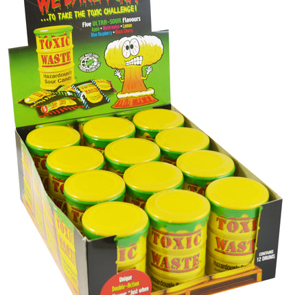 Toxic Waste Yellow Drum 42g (Case of 12)