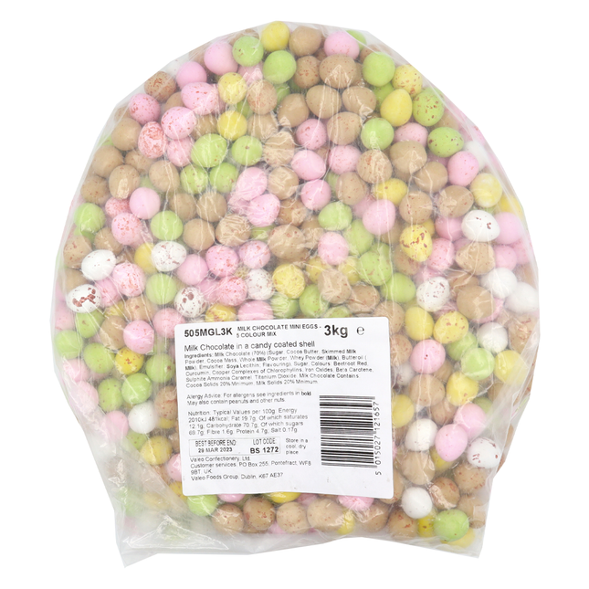 Glisten Milk Chocolate Mini Eggs 3kg