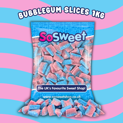 SoSweet Bubblegum Slices 1kg