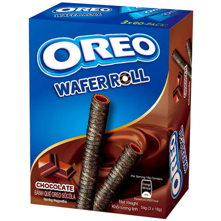 Oreo Chocolate Wafer Rolls 54g (Case of 20)