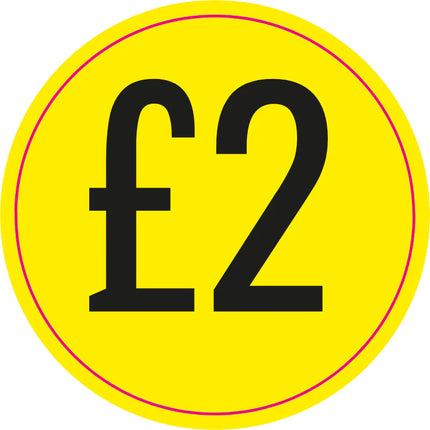Price Stickers £2 (Sheet of 60)