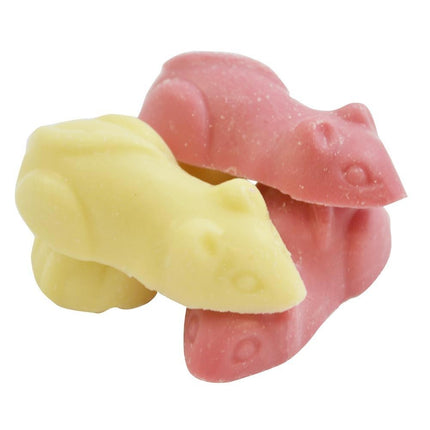 Hannahs Pink & White Mice Tub 600g