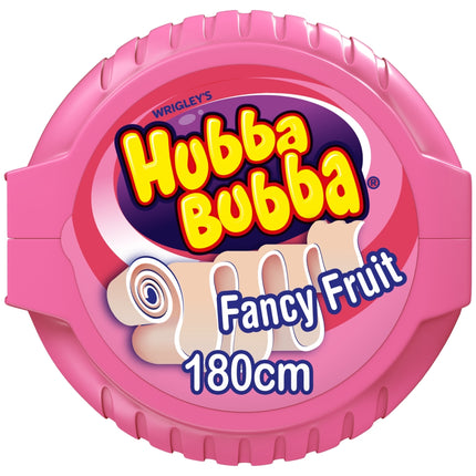 Hubba Bubba Original Fancy Fruit Bubblegum Mega Long Tape 56g (Case of 12)