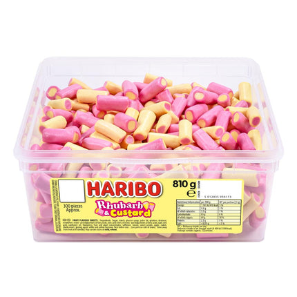 Haribo Rhubarb and Custard Tub 810g