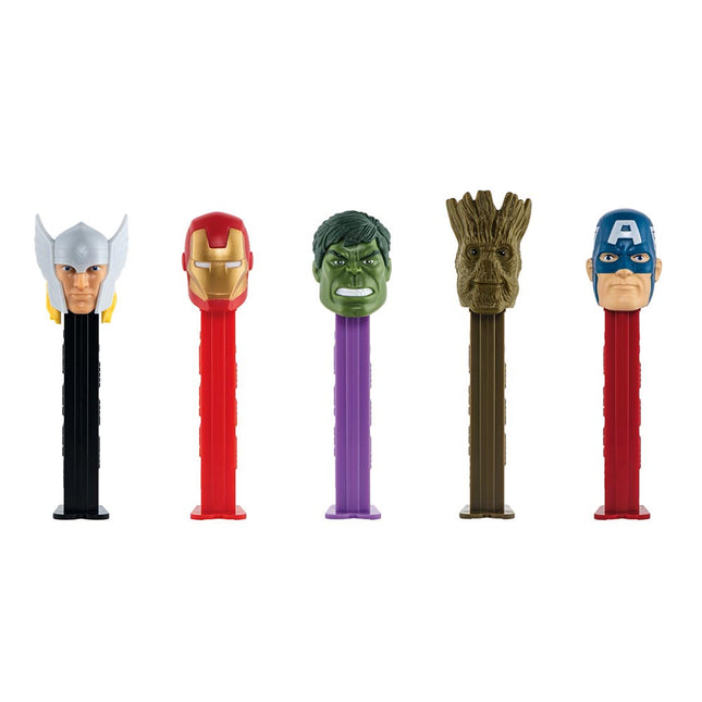 Pez Marvel Avengers 1+2 Impulse Pack 17g (Case of 12)