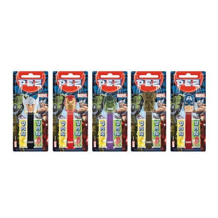 Pez Marvel Avengers 1+2 Impulse Pack 17g (Case of 12)