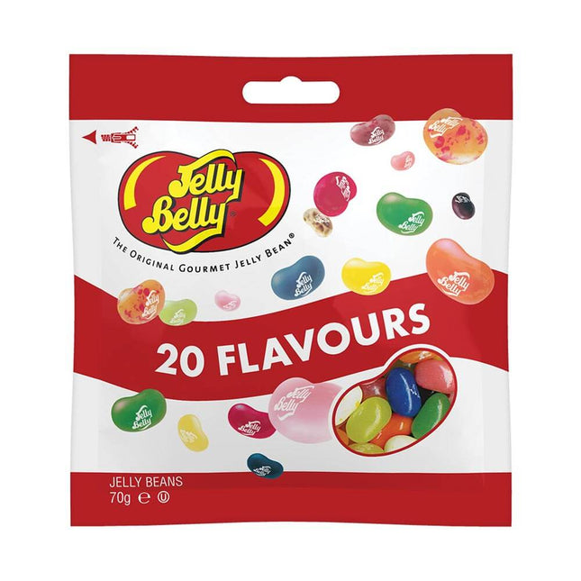 Jelly Belly Jelly Beans 20 Flavours Bag 70g (Case of 12)