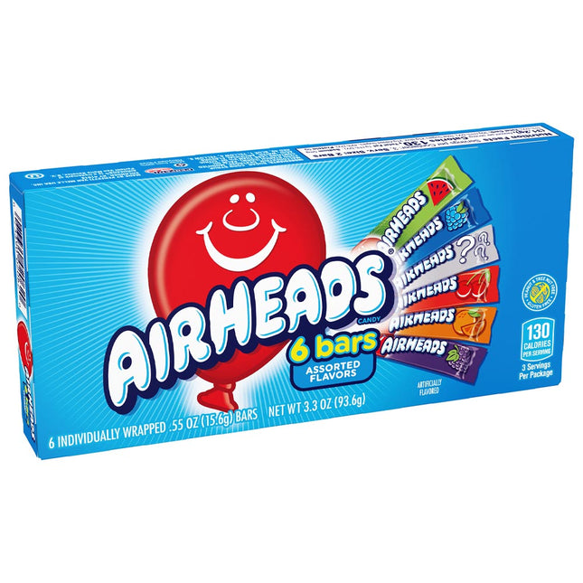Airheads 6 Bars Theatre Box 94g (Case of 12)
