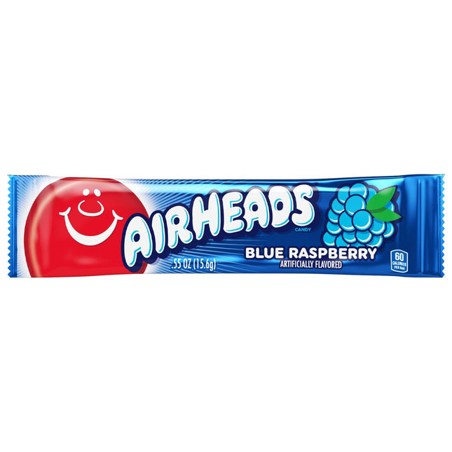 Airheads Bars Blue Raspberry 15.6g (Case of 36)