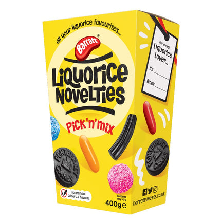 Barratt Liquorice Novelties Carton 400g (Case of 6)