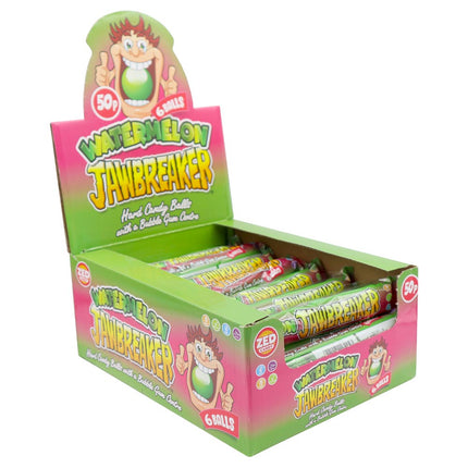 Zed Candy Jawbreakers Watermelon 6 Ball Pack (Box of 24)