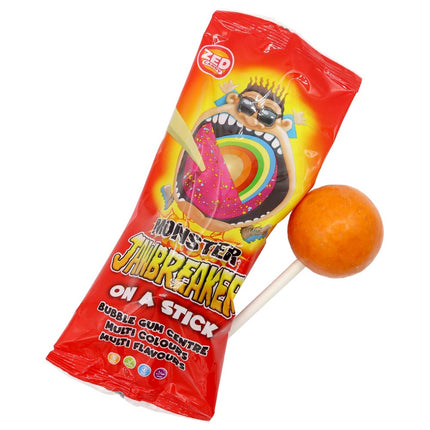 Zed Candy Monster Jawbreakers on a Stick 60g (Box of 20)