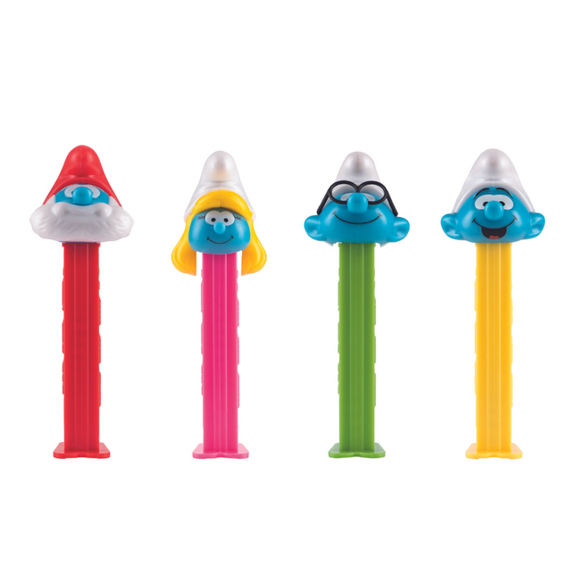 Pez Smurfs 1+2 Impulse Pack 17g (Case of 12)
