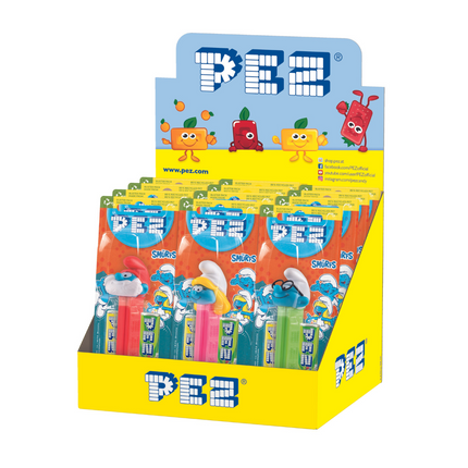Pez Smurfs 1+2 Impulse Pack 17g (Case of 12)