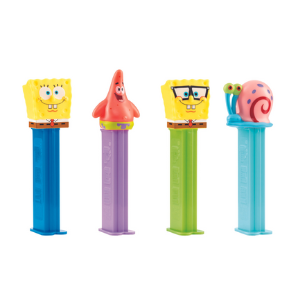 Pez Spongebob Square Pants 1+2 Impulse Pack 17g (Case of 12)