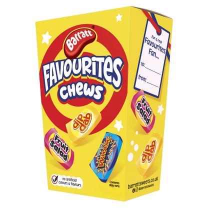 Barratt Favourites Chews Carton 300g (Case of 6)