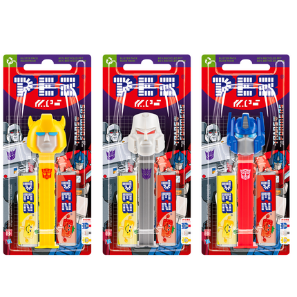 Pez Transformers 1+2 Impulse Pack 17g (Case of 12)