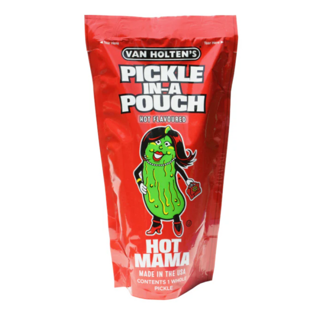 Van Holten's Hot Mama Pickle In A Pouch 360g (Case of 12)