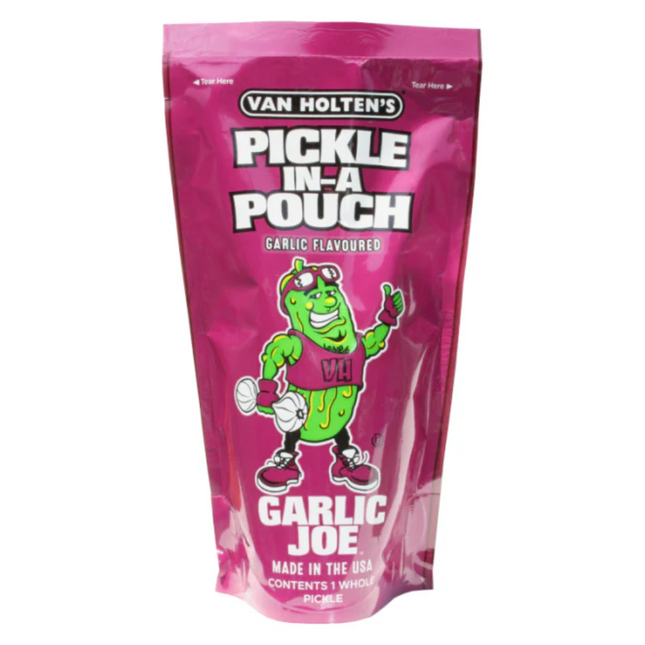 Van Holten's Garlic Joe Pickle In A Pouch 360g (Case of 12)