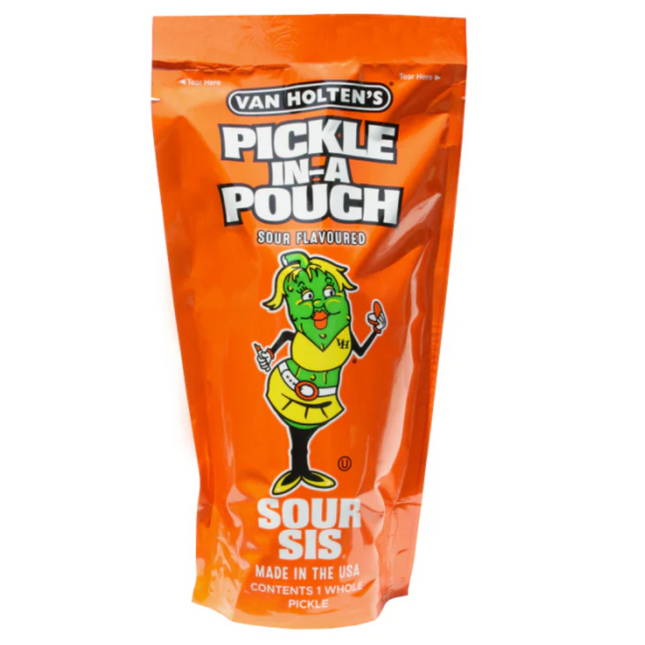 Van Holten's Sour Sis Pickles in A Pouch 360g (Case of 12)