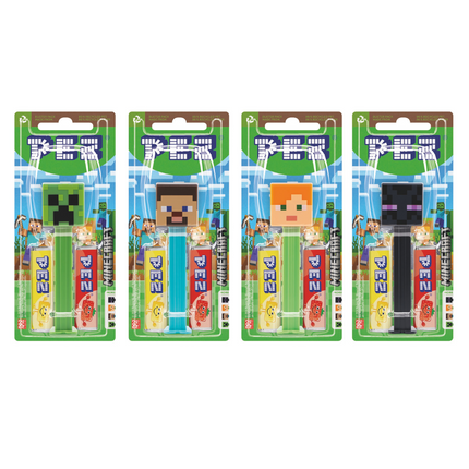 Pez Minecraft 1+2 Impulse Pack 17g (Case of 12)