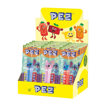 Pez Lilo Stitch 1+2 Impulse Pack 17g (Case of 12)