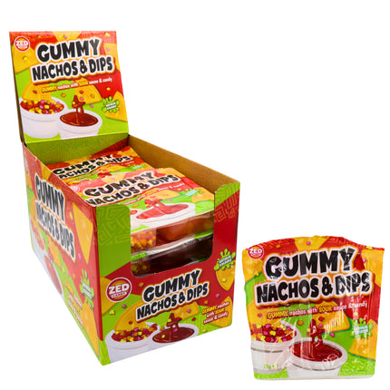 Zed Candy Gummy Nachos & Dips 51g (Case of 12)
