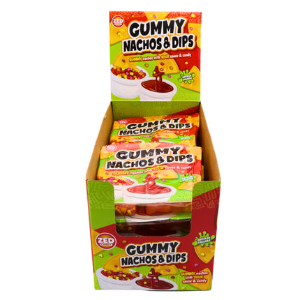 Zed Candy Gummy Nachos & Dips 51g (Case of 12)