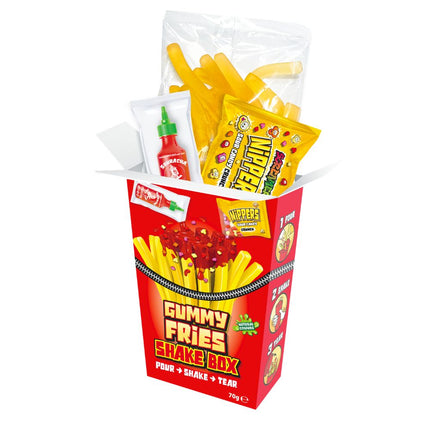 Zed Candy Gummy Fries Shake Box 70g (Case of 12)