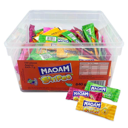 Haribo Maoam Stripes Tub 840g