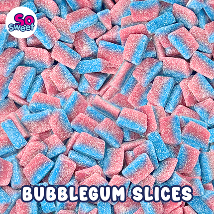 SoSweet Bubblegum Slices 1kg (Case of 12)