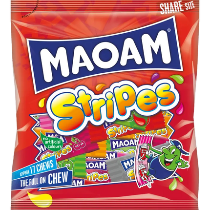 Haribo Maoam Stripes Bag 140g PMP £1.25 (Case of 14)