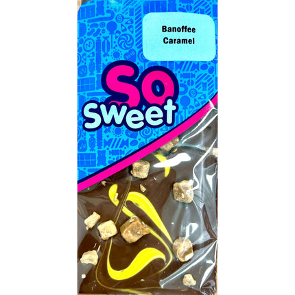 SoSweet Banoffee Caramel Chocolate Bar 80g (Case of 12)