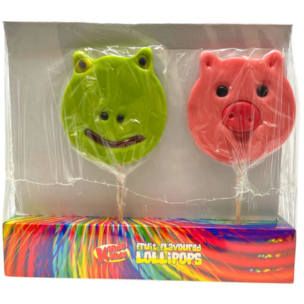 Kandy Kandy Rock Pops Animal Lolly 100g (Case of 20)