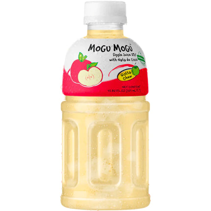 Mogu Mogu Apple with Nata de Coco Bottle 320ml (Case of 24)
