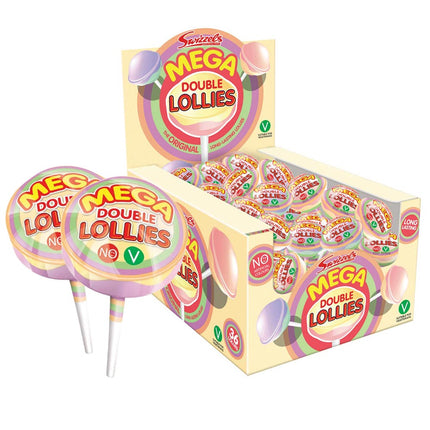Swizzels Mega Double Lollies 32g (Case of 36)