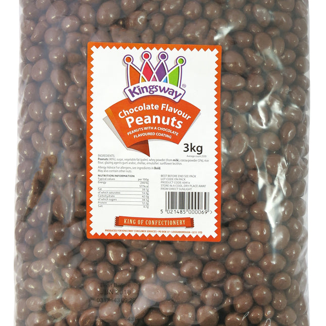 Kingsway Chocolate Flavour Coated Peanuts 3kg