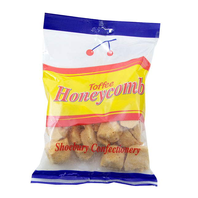 Shoebury Honeycomb Cinder Toffee Bags 150g (Case of 14)
