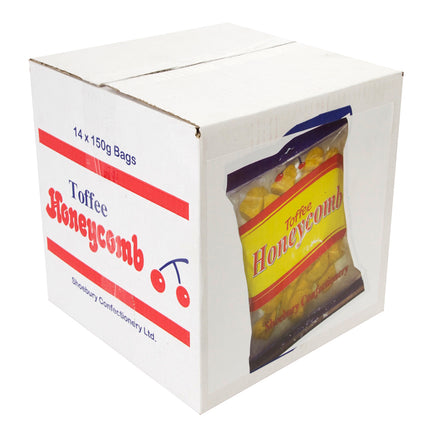 Shoebury Honeycomb Cinder Toffee Bags 150g (Case of 14)