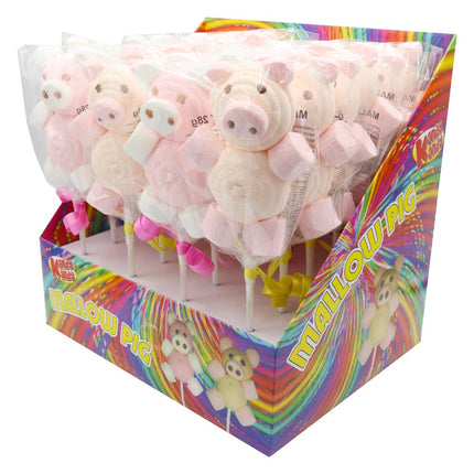 Kandy Kandy Mallow Pop Pig 28g (Case of 24)