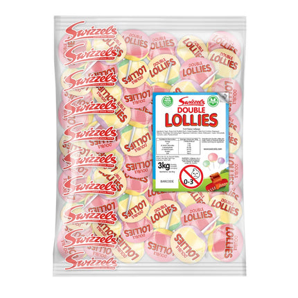 Swizzels Double Lollies Bag 3kg