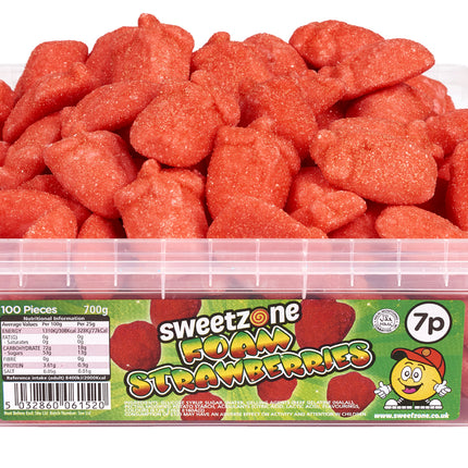 Sweetzone Foam Strawberry Tub 700g