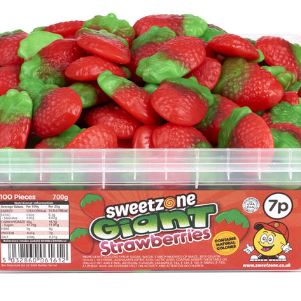 Sweetzone Giant Strawberries Tub 700g)