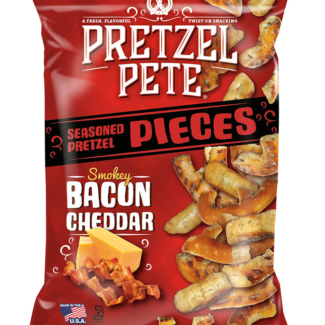 Pretzel Pete Mix Smokey Bacon & Cheddar (160g) case of 8
