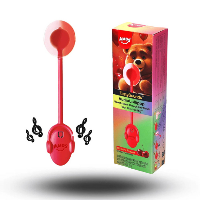 Amos Tasty Sounds Pop Cherry Get The Feeling 12g (Case of 12)