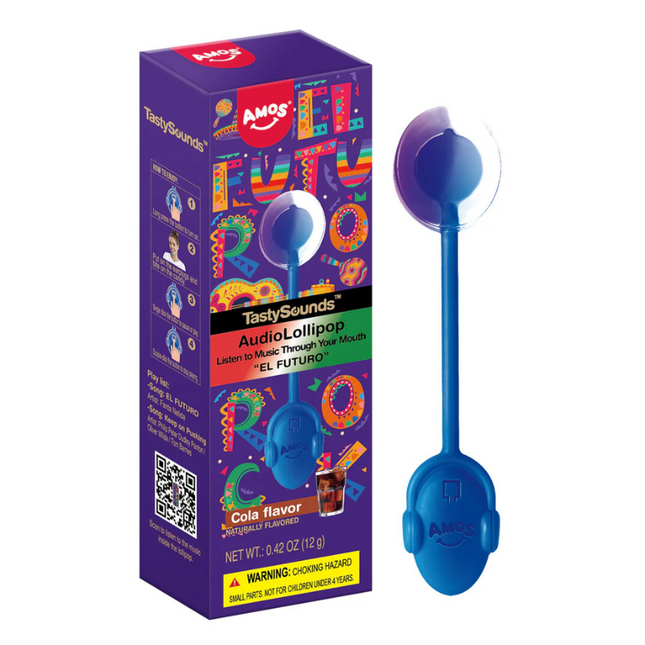 Amos Tasty Sounds Pop Cola El Futuro 12g (Case of 12)